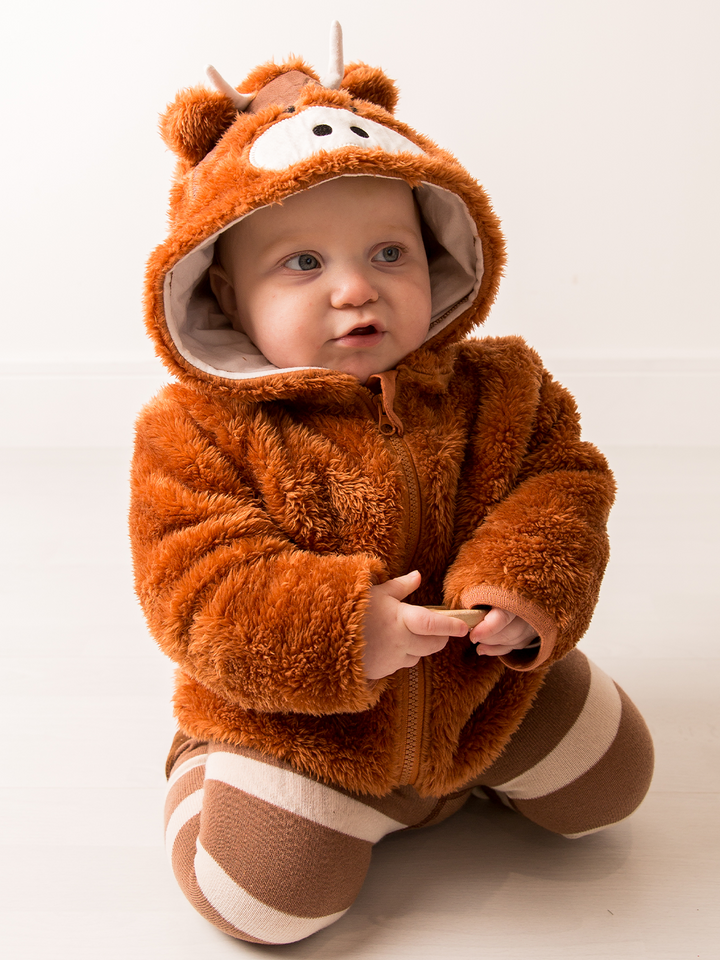 Neutral Highland Cow Hoodie - Blade & Rose UK
