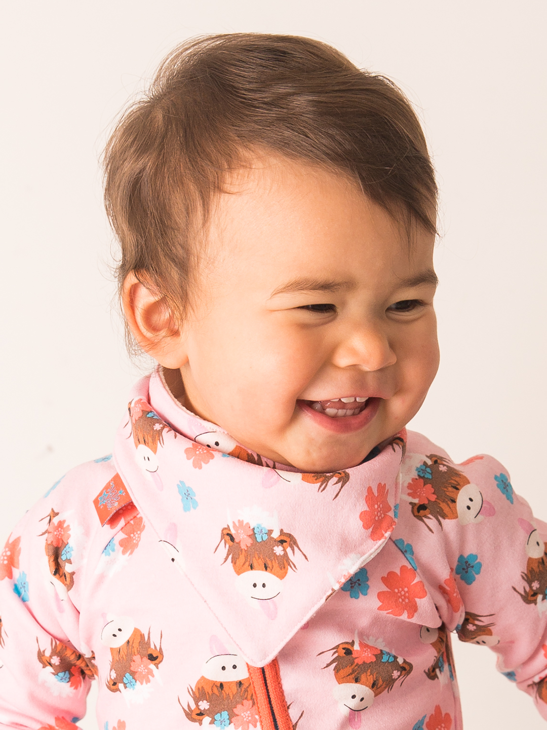 Bonnie Highland Cow Bib - Blade & Rose UK