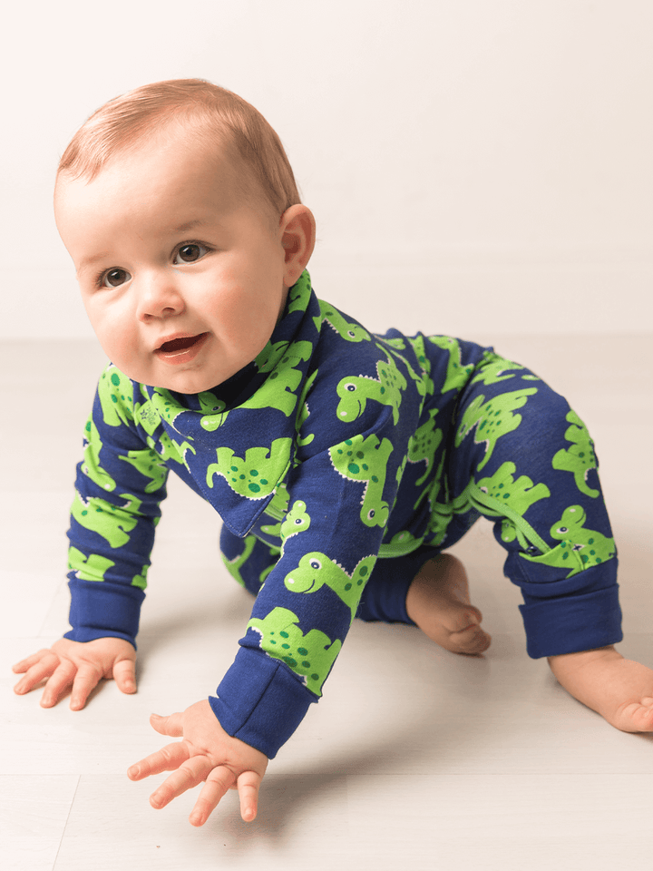 Maple the Dino Zip-Up Romper - Blade & Rose UK