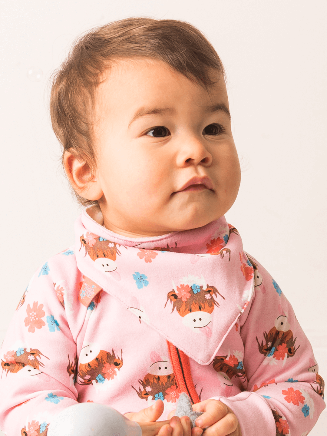 Bonnie Highland Cow Bib - Blade & Rose UK