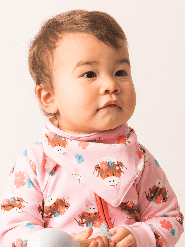 Bonnie Highland Cow Bib - Blade & Rose UK