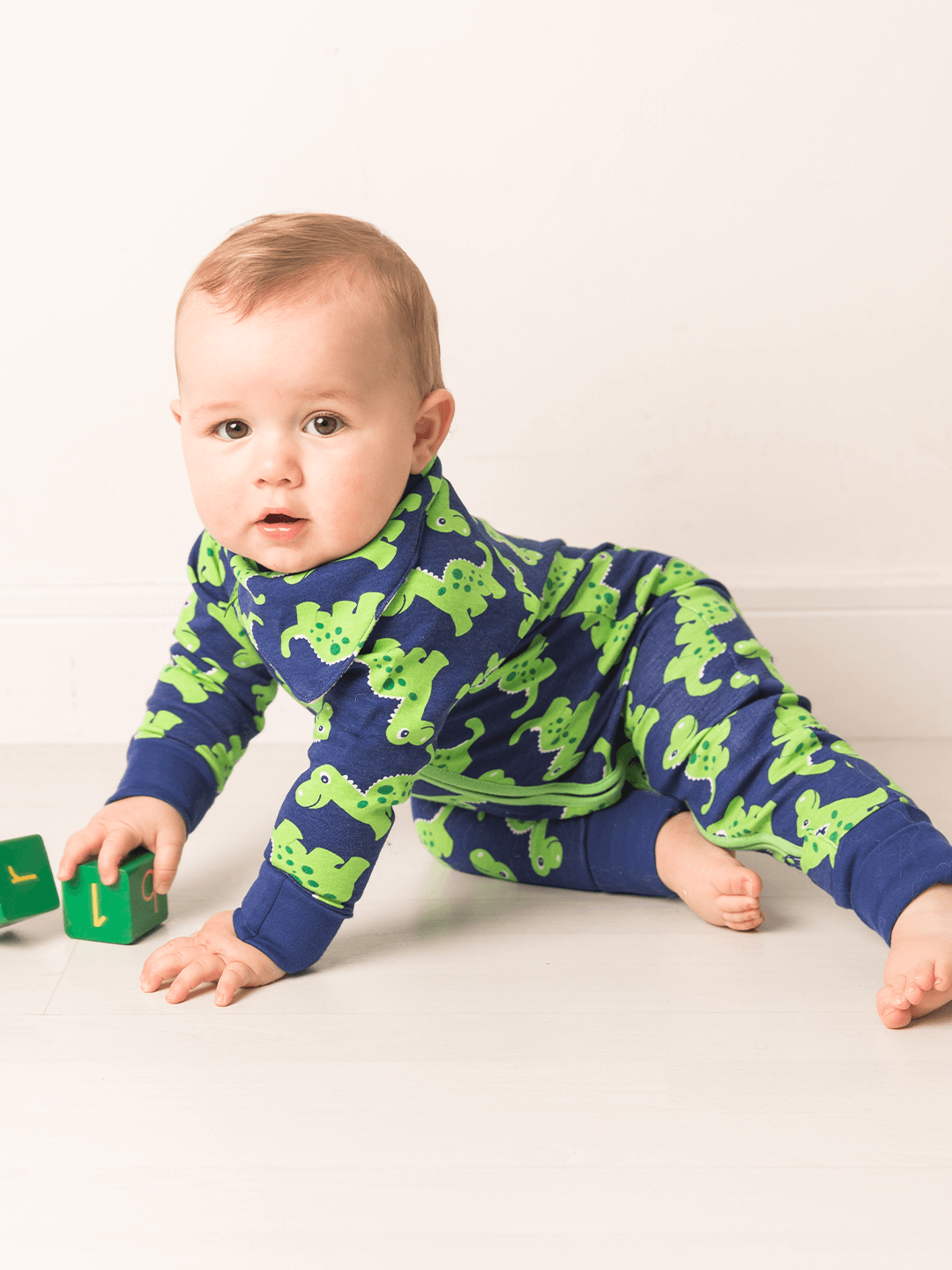 Maple the Dino Zip-Up Romper - Blade & Rose UK