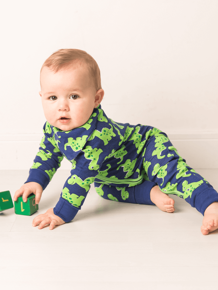 Maple the Dino Zip-Up Romper - Blade & Rose UK