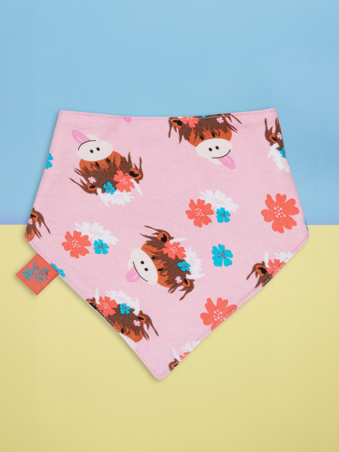 Bonnie Highland Cow Bib - Blade & Rose UK