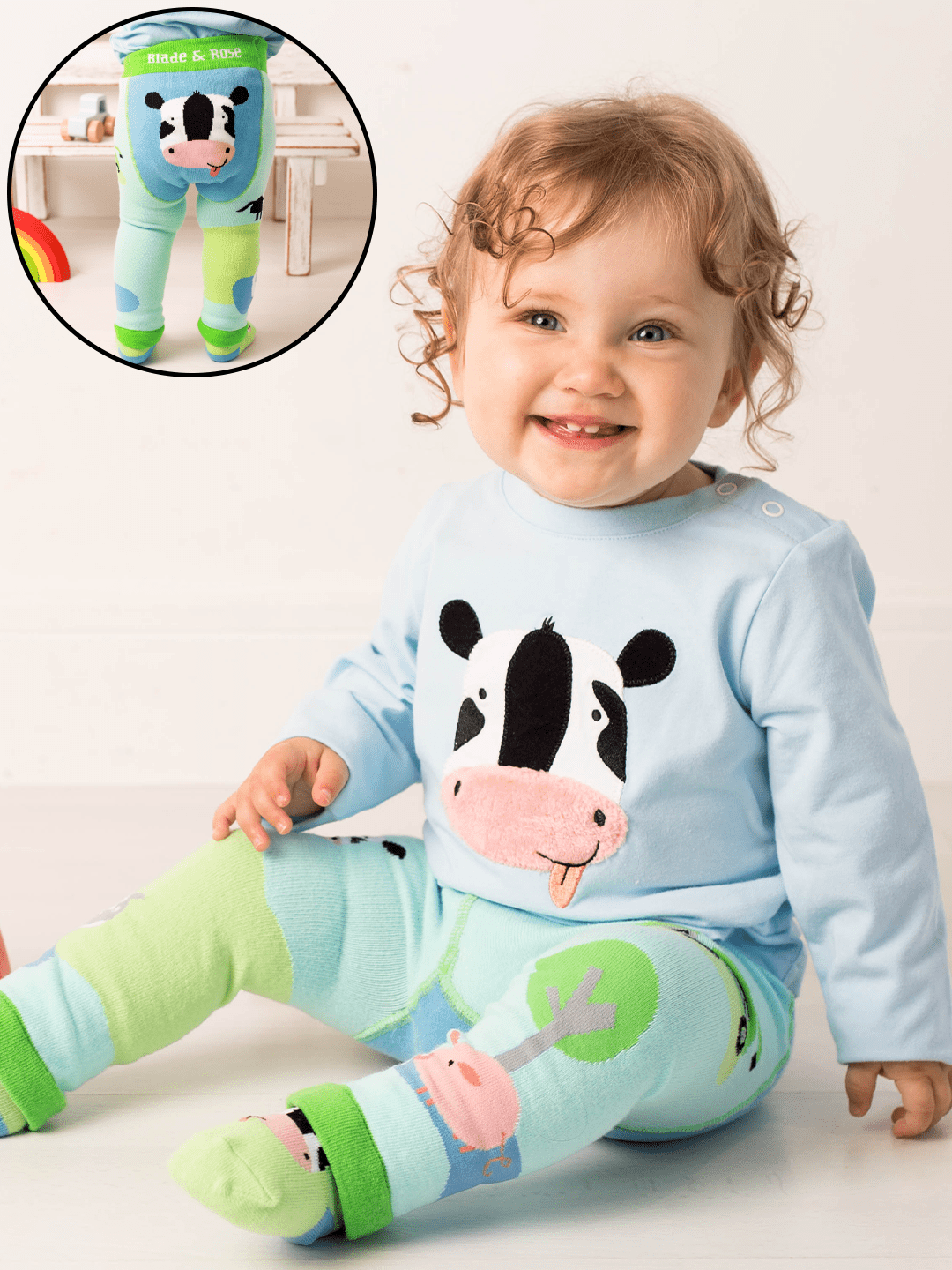 Bailey the Cow Outfit (3PC) - Blade & Rose UK
