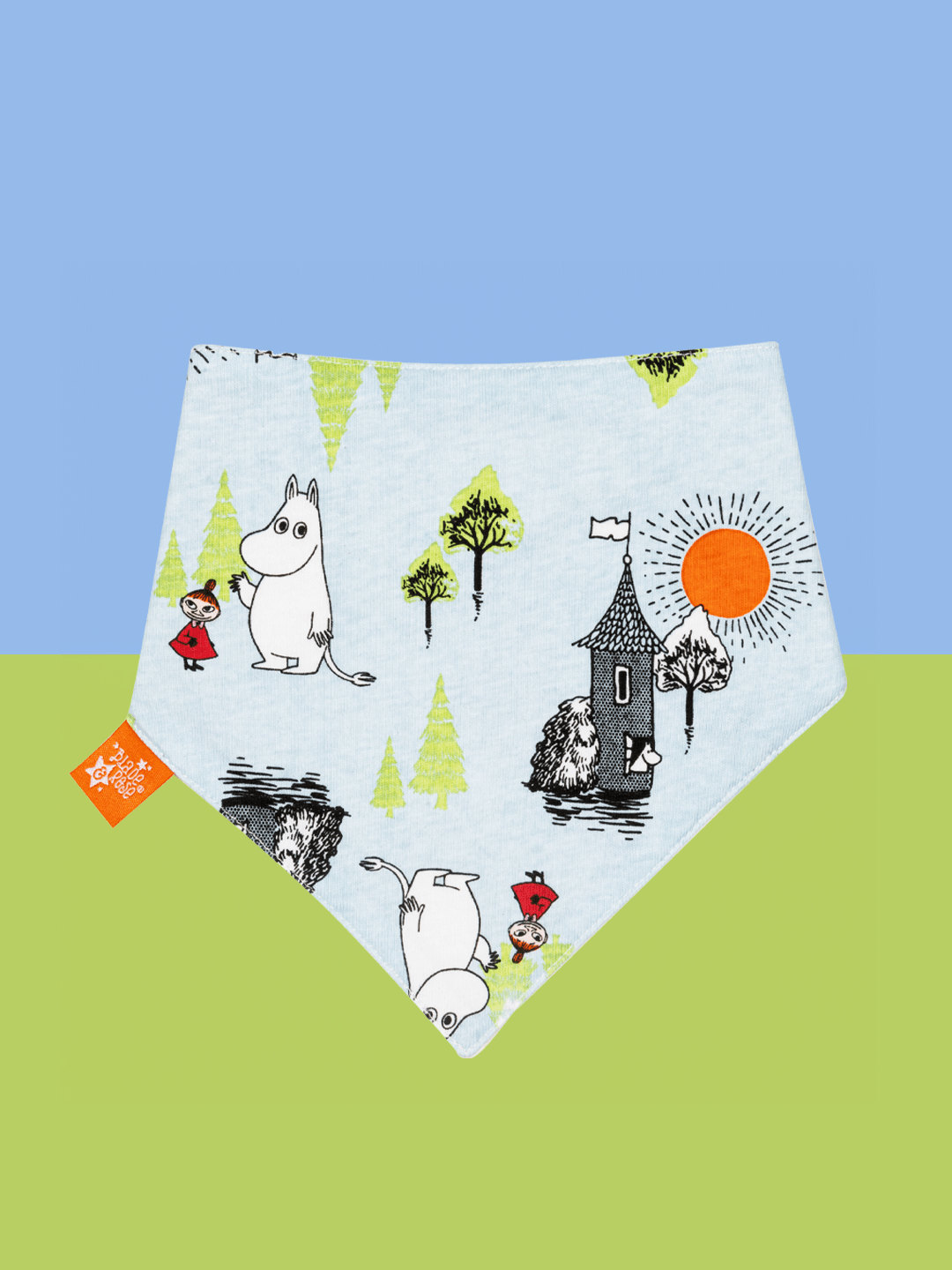 Moomin™ Organic Free To Explore Summer Bib - Blade & Rose UK