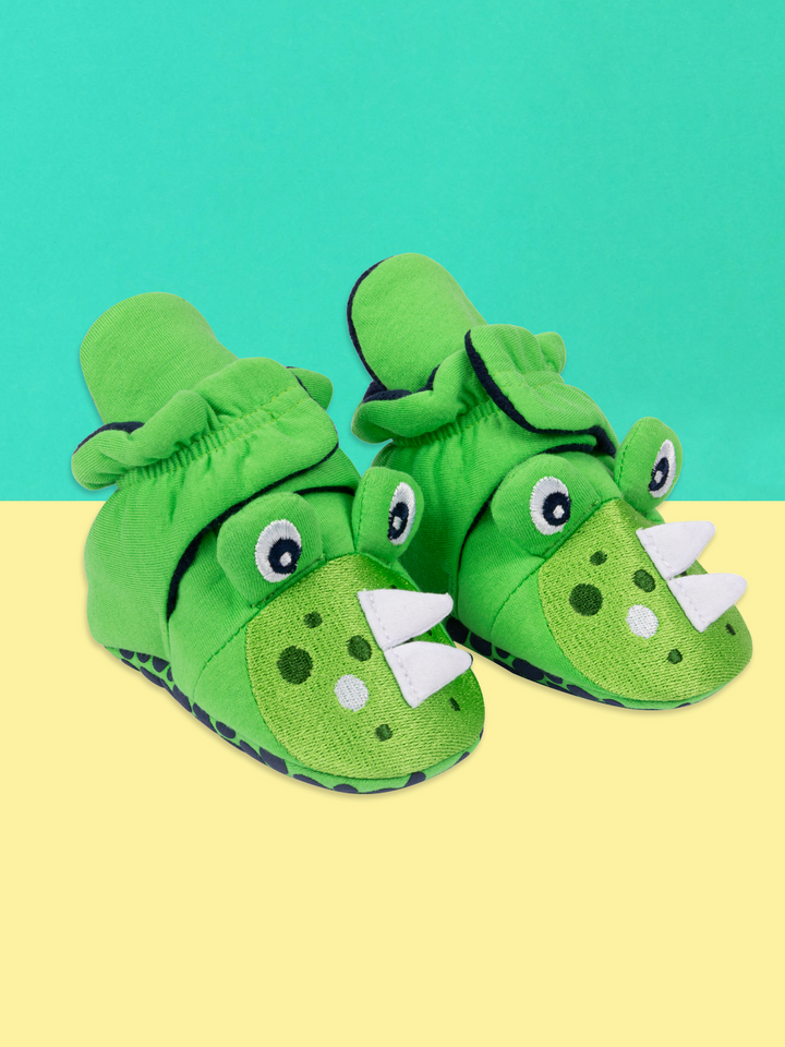 Maple The Dino Booties Blade & Rose