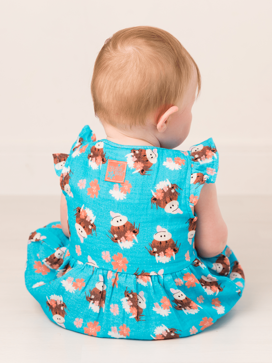 Bonnie Highland Cow Summer Dress - Blade & Rose UK