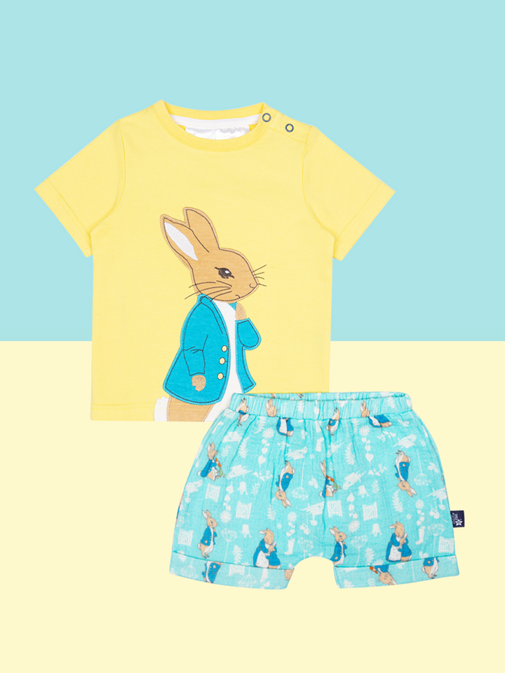 Peter Rabbit In the Garden Summer Outfit (2PC) - Blade & Rose UK