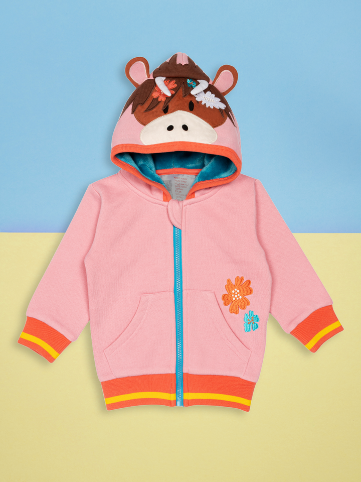 Bonnie Highland Cow Hoodie Blade & Rose