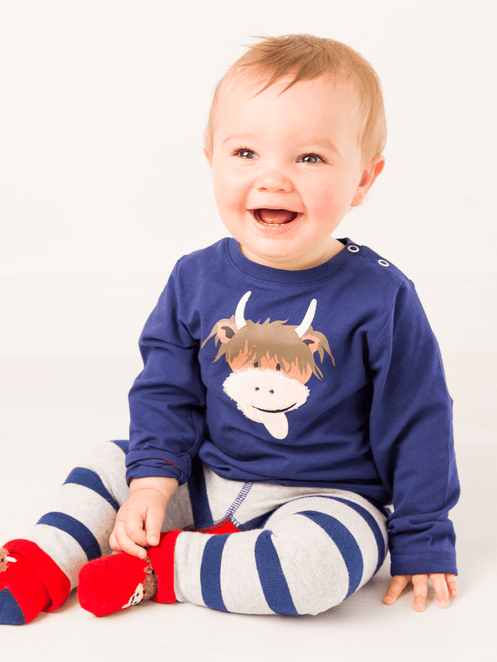 Hamish Highland Cow Leggings - Blade & Rose UK