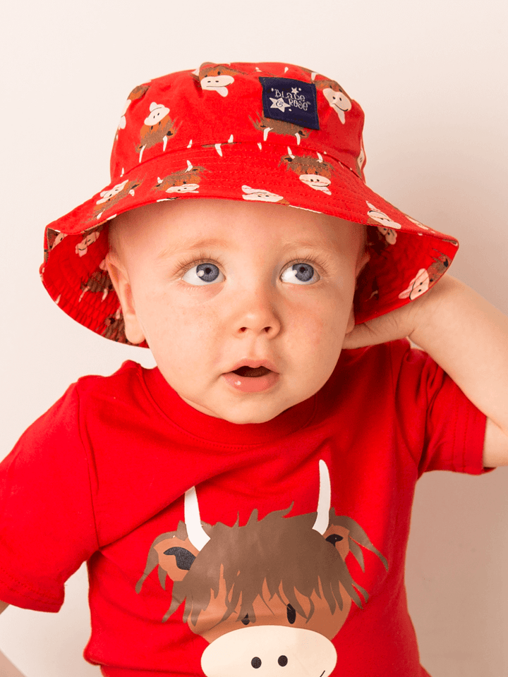Hamish Highland Cow Summer Hat - Blade & Rose UK