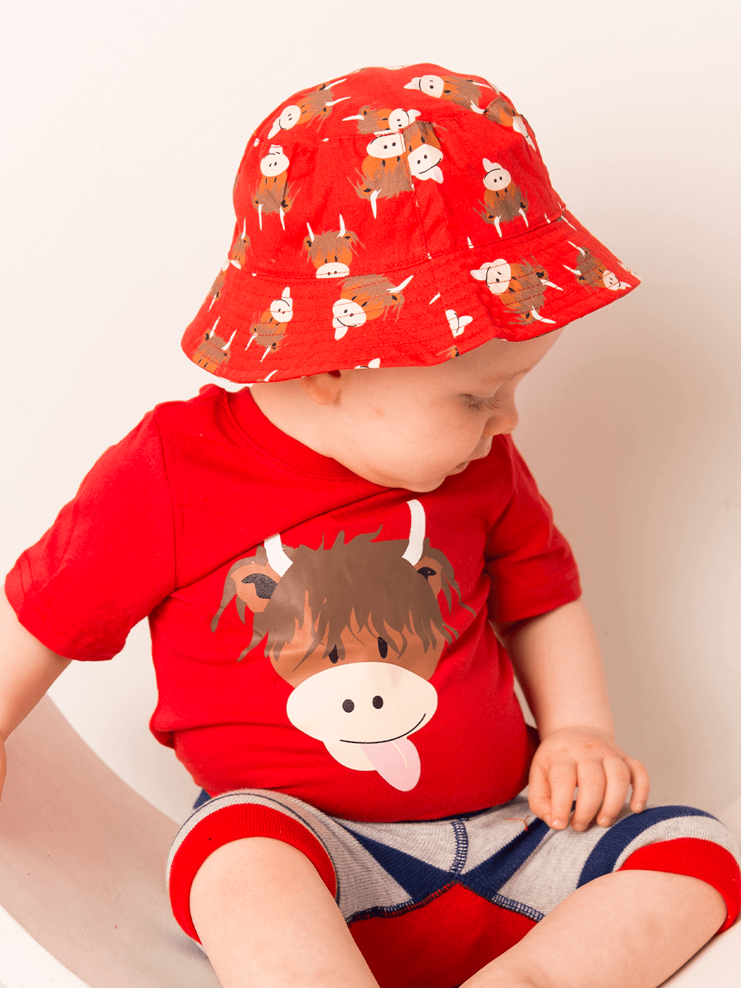 Hamish Highland Cow Summer Hat - Blade & Rose UK