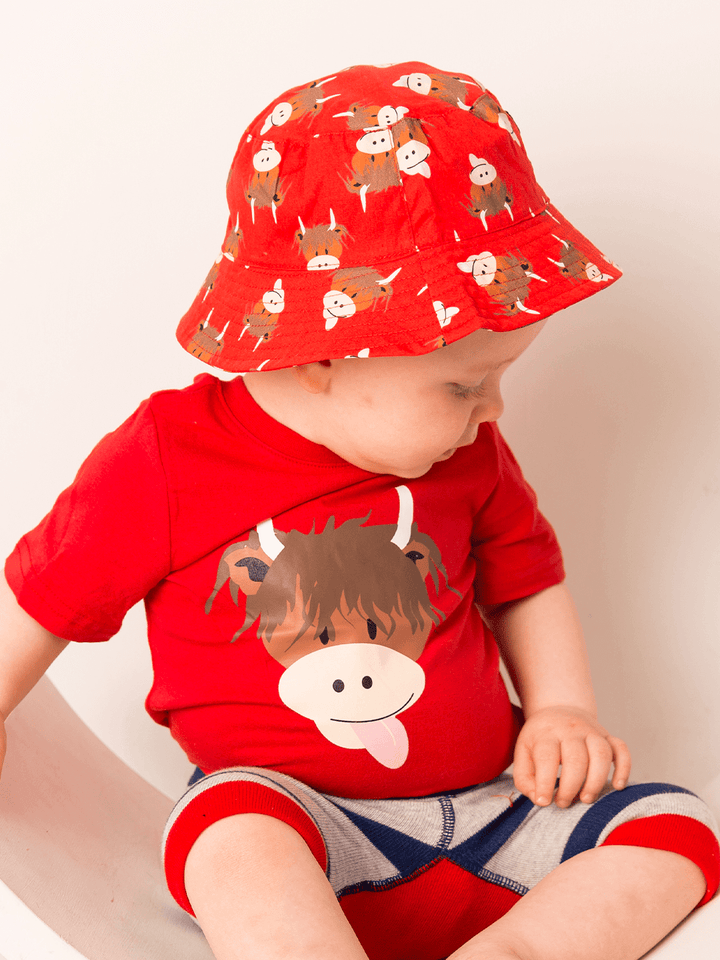 Hamish Highland Cow Summer Hat - Blade & Rose UK