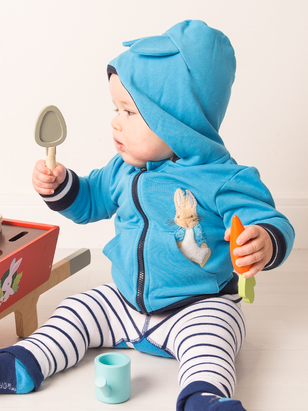 Peter Rabbit Blue Hoodie - Blade & Rose UK