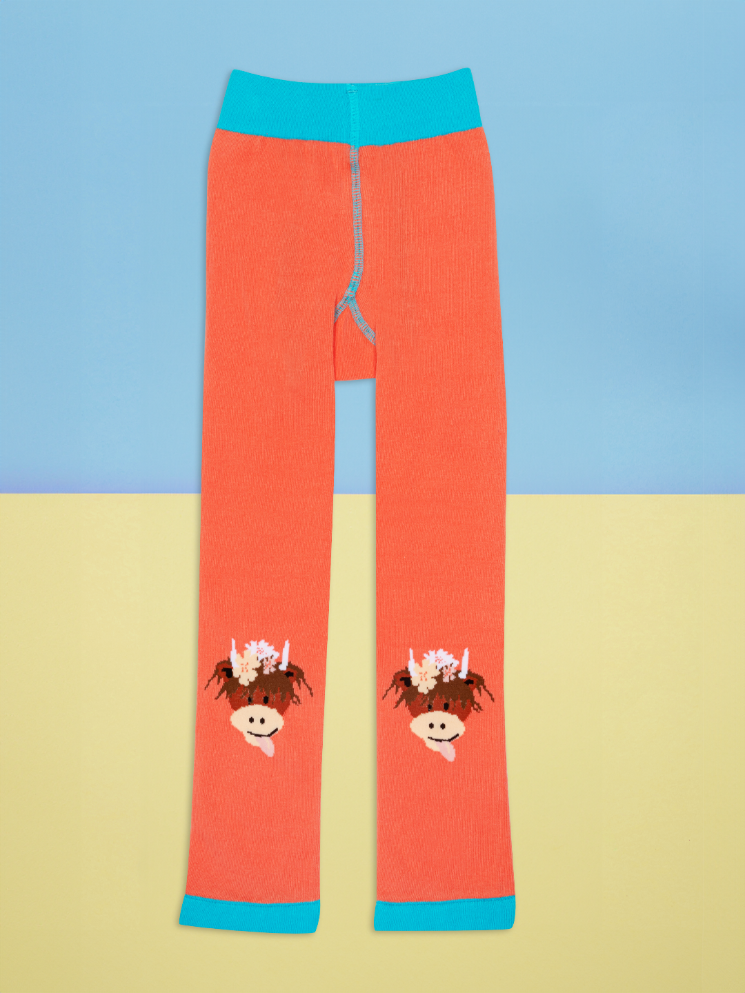 Bonnie Highland Cow Junior Leggings - Blade & Rose UK