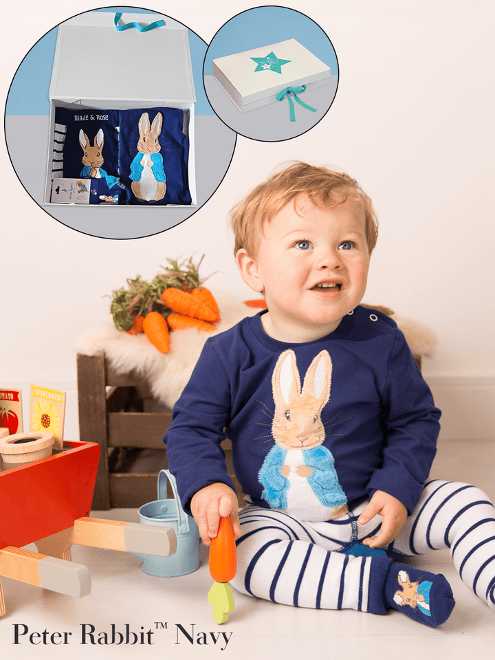 Peter Rabbit™ Navy Gift Box Set - Blade & Rose UK
