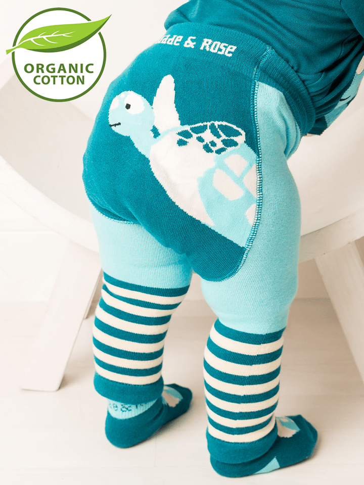 WWF Organic Sea Turtle Leggings - Blade & Rose UK