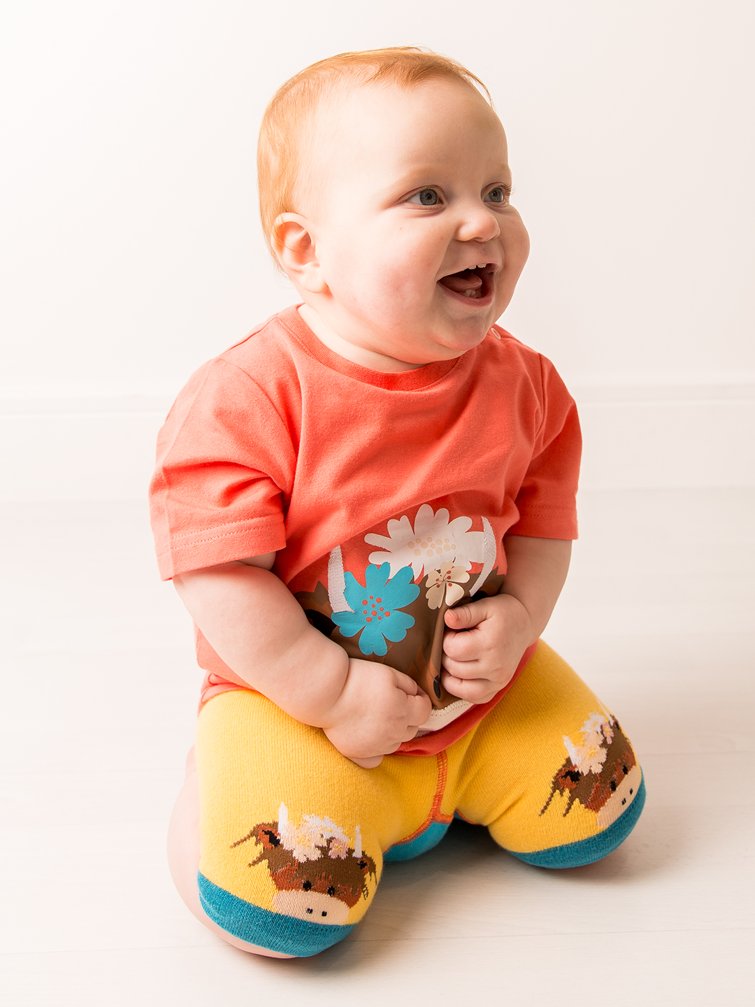 Bonnie Highland Cow Summer Outfit (2PC) - Blade & Rose UK