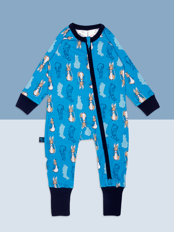 Peter Rabbit Navy Zip-Up Romper - Blade & Rose UK