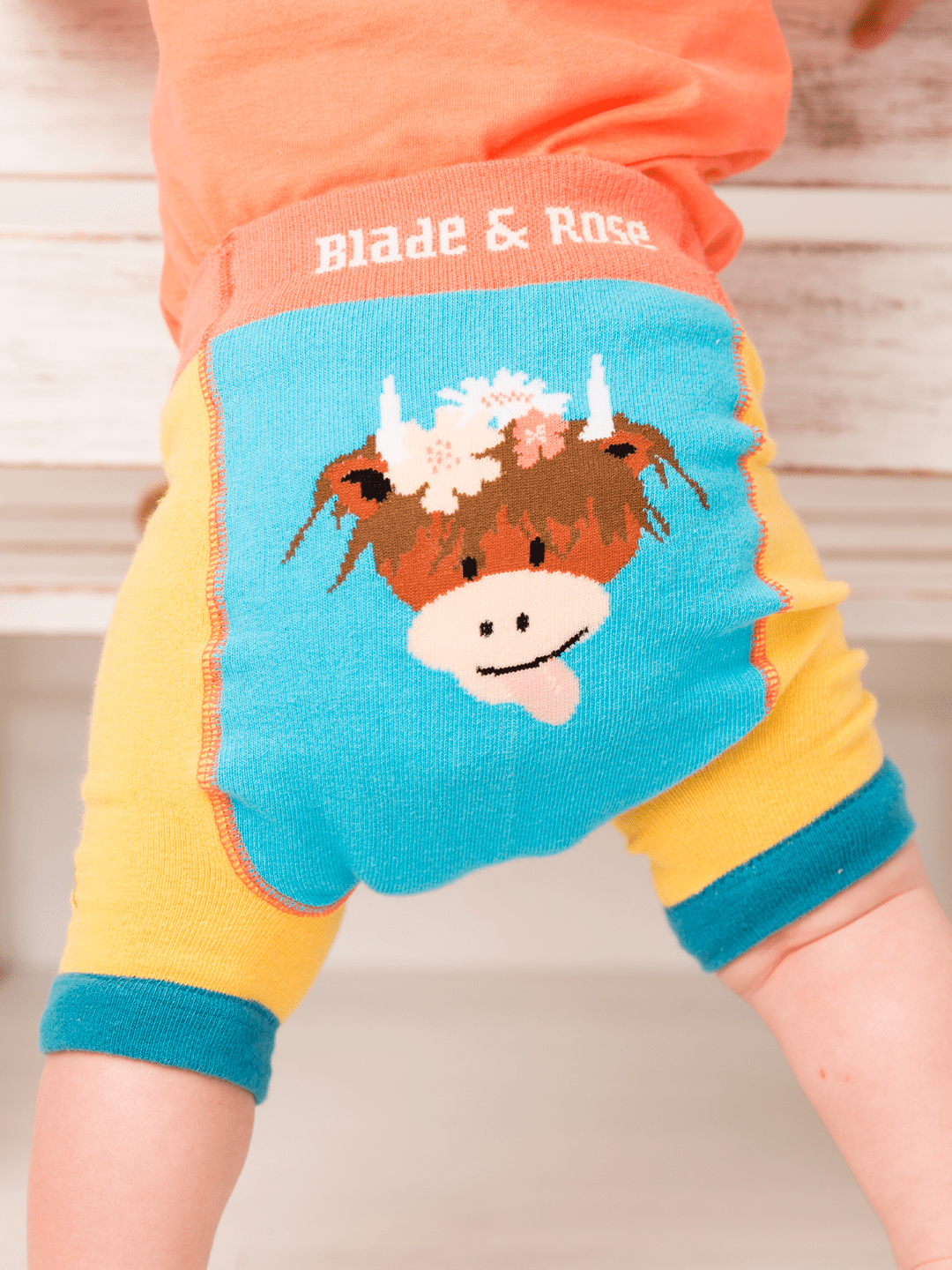 Bonnie Highland Cow Shorts - Blade & Rose UK