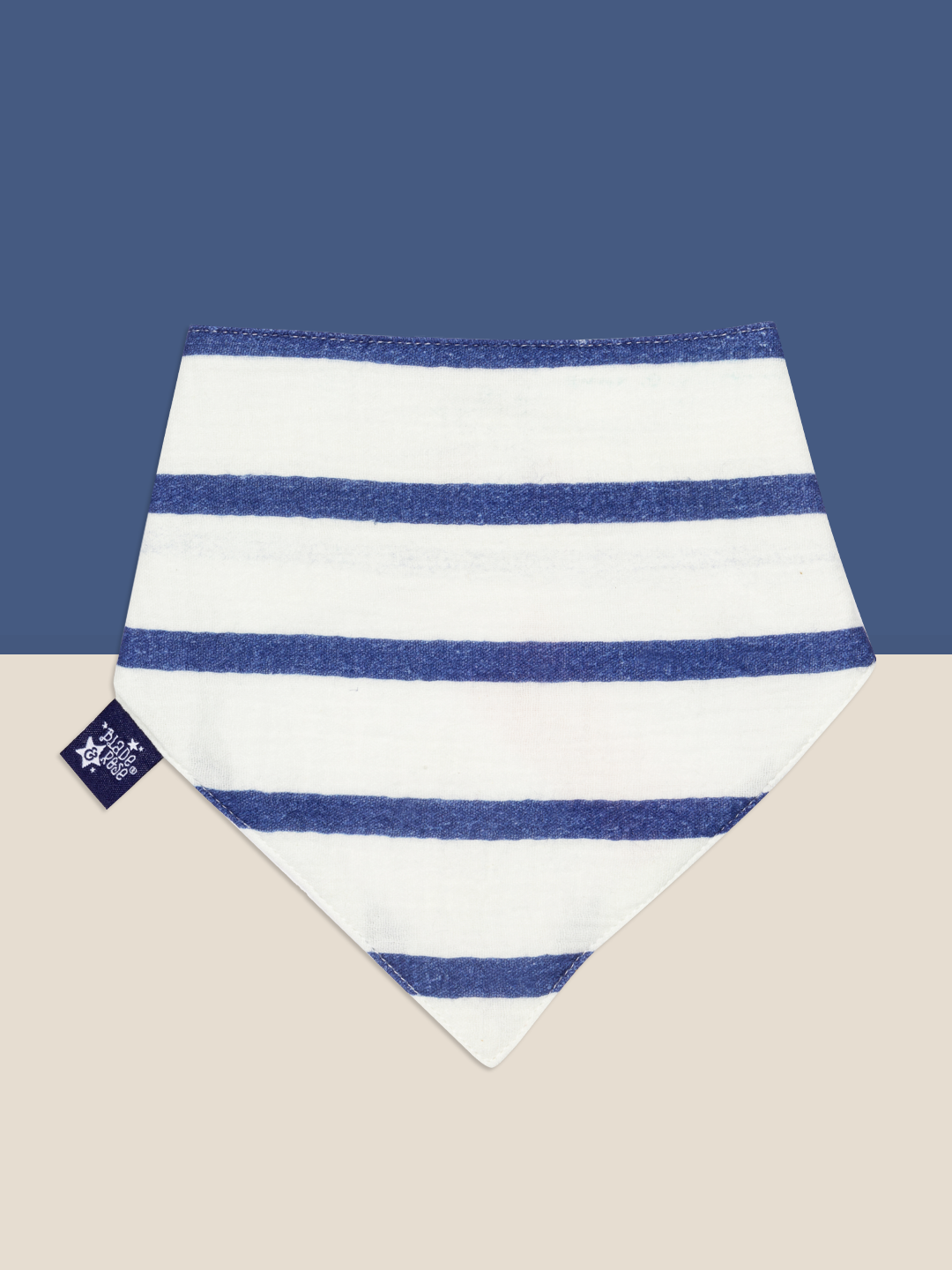 Hamish Highland Cow Muslin Striped Bib