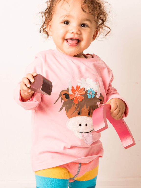 Bonnie Highland Cow Top * - Blade & Rose UK