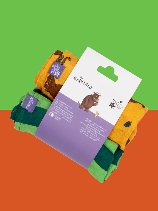 Gruffalo™ Ready To Play Muslin Squares - Blade & Rose UK