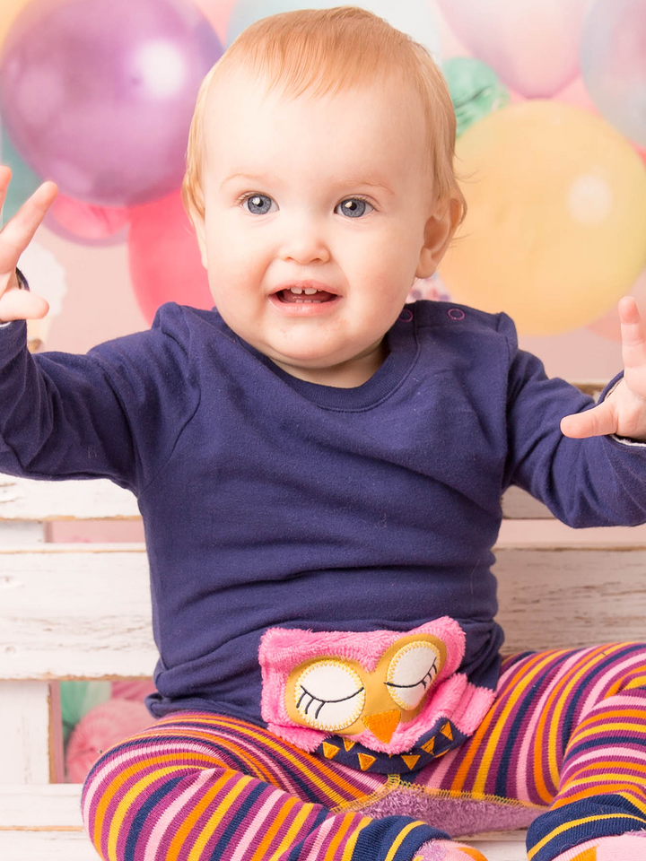 Betty Owl Top 0-6 Months - Blade & Rose UK