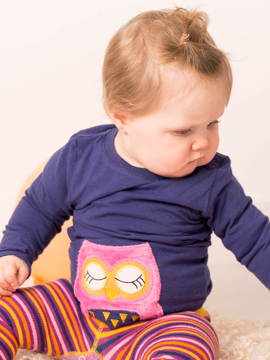 Betty Owl Top 0-6 Months - Blade & Rose UK