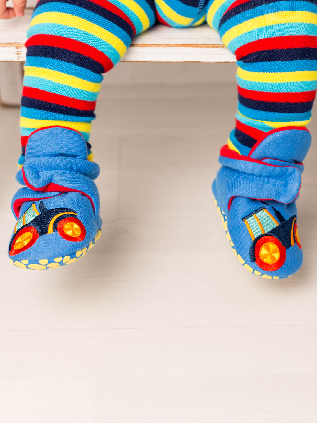 Farmyard Tractor Booties - Blade & Rose UK