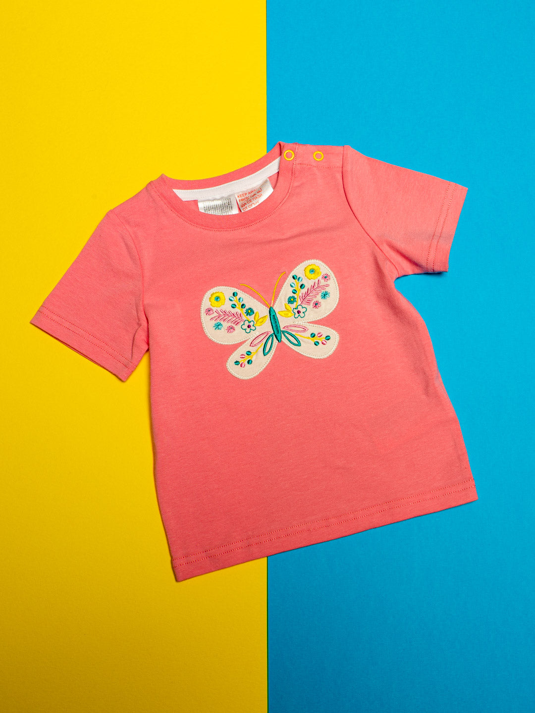 Flutter By Butterfly Tee 0-6 Months - Blade & Rose UK