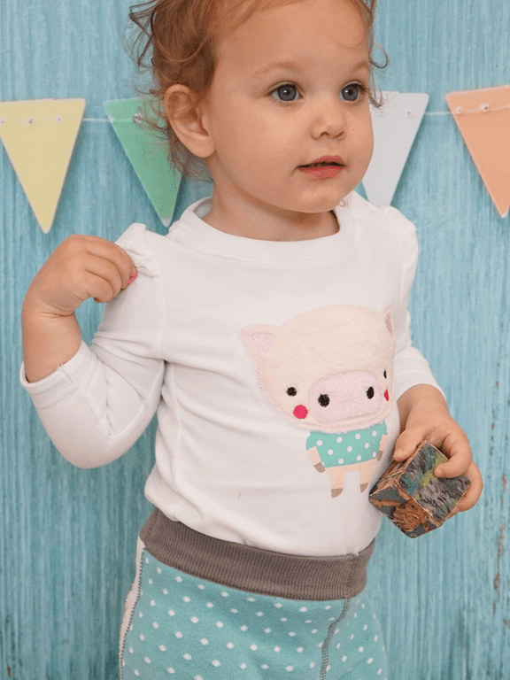 Pig Top 0-6 Months - Blade & Rose UK