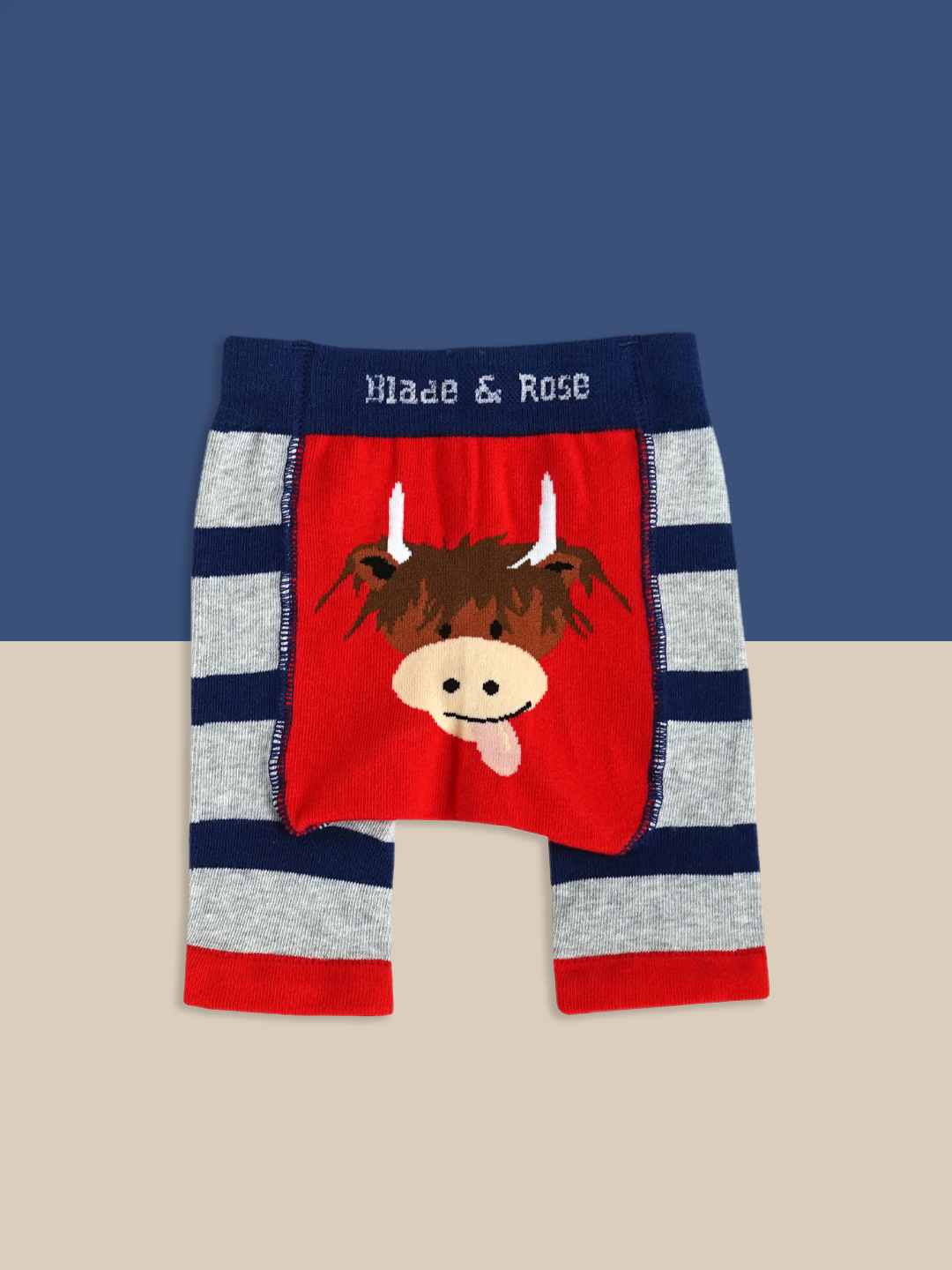 Hamish Highland Cow Shorts Blade & Rose