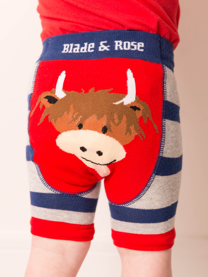 Hamish Highland Cow Shorts Blade & Rose