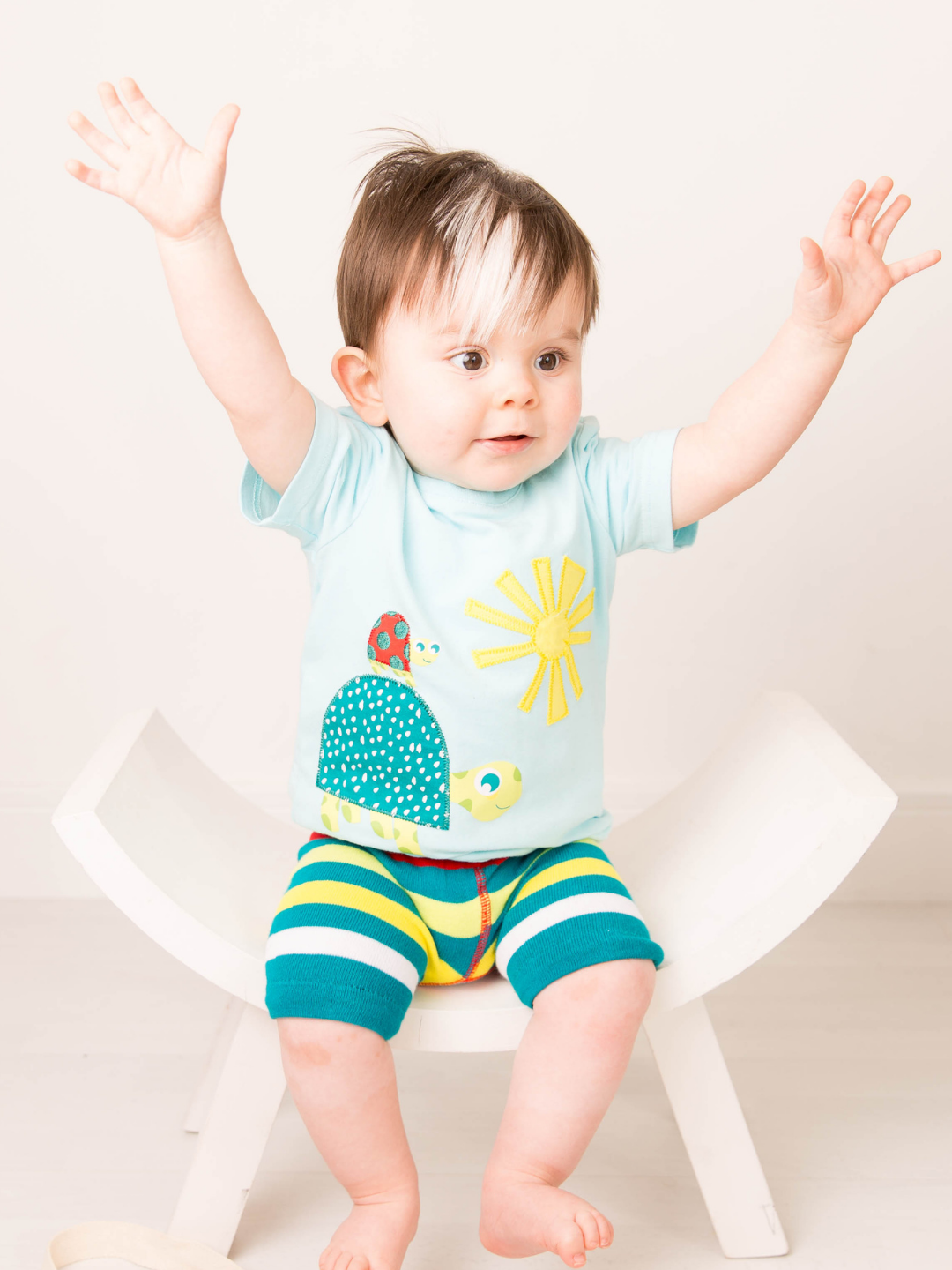 Terry Tortoise Tee 0-6 Months - Blade & Rose UK