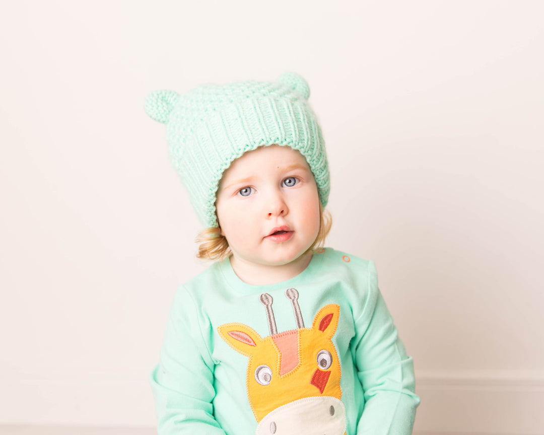 Mint Hat with Ears Outlet