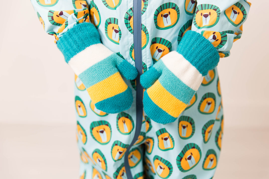 Green & Mustard Mittens Blade & Rose UK