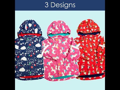 Flying Unicorn Colour Changing Raincoat