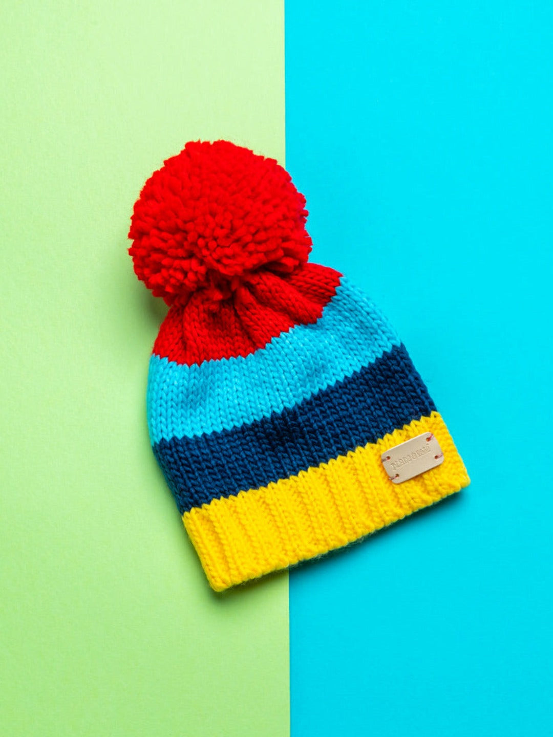 Striped Bobble Hats