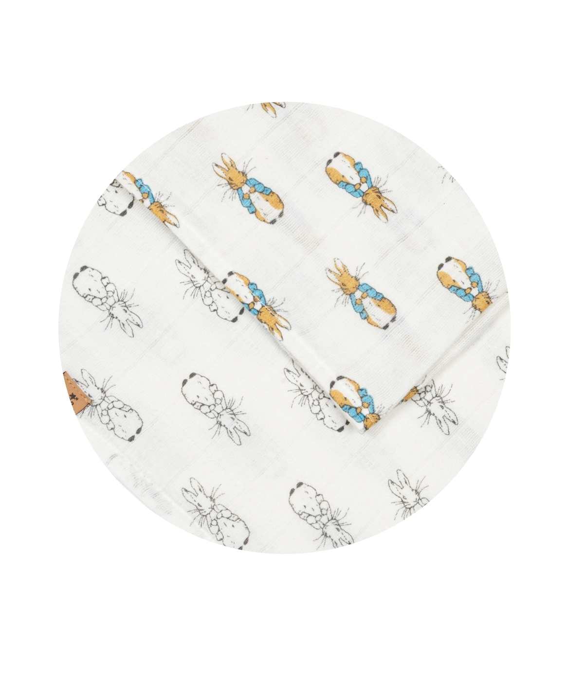 Peter Rabbit™ Neutral Muslin Squares