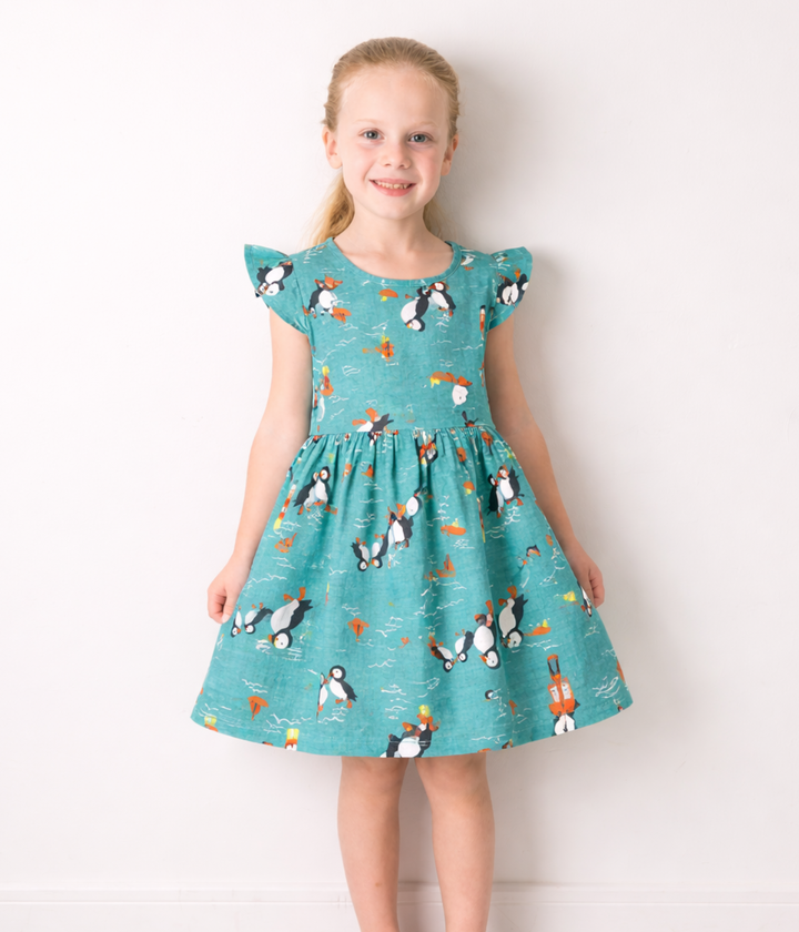 Junior Kenzie the Puffin Summer Dress