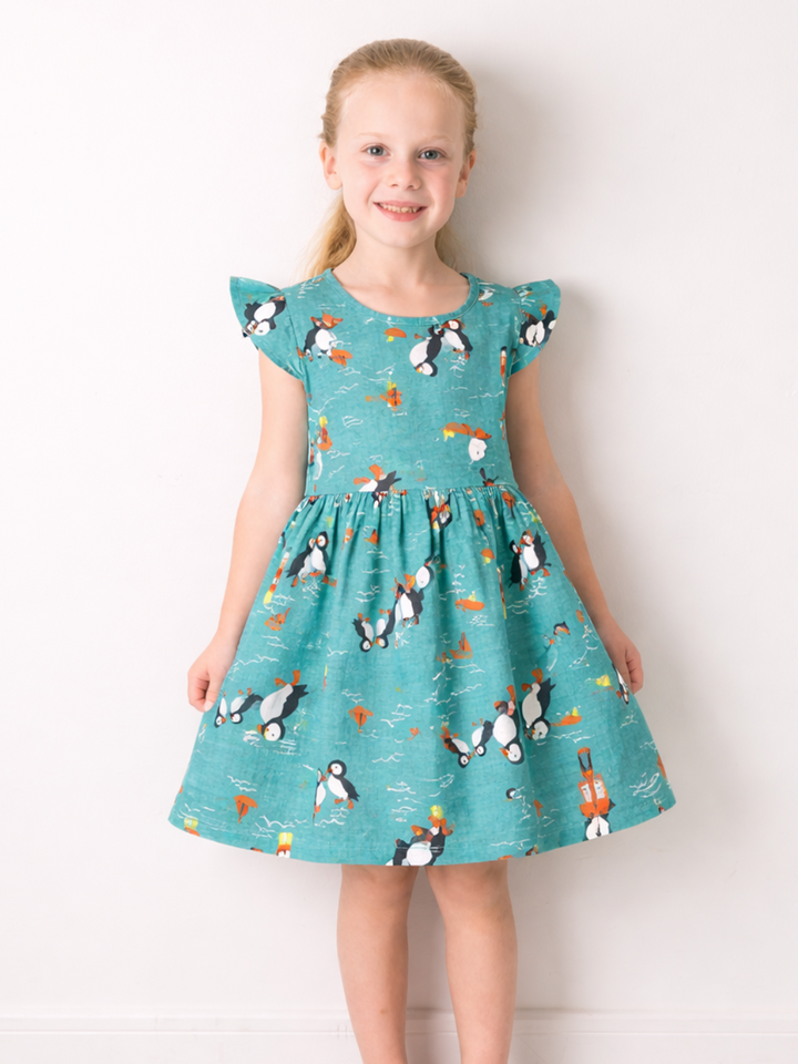 Junior Kenzie the Puffin Summer Dress
