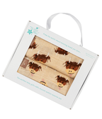 Neutral Highland Cow Muslin Squares