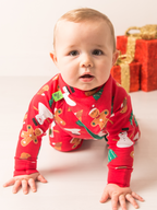Snowman Zip-Up Romper Playsuit