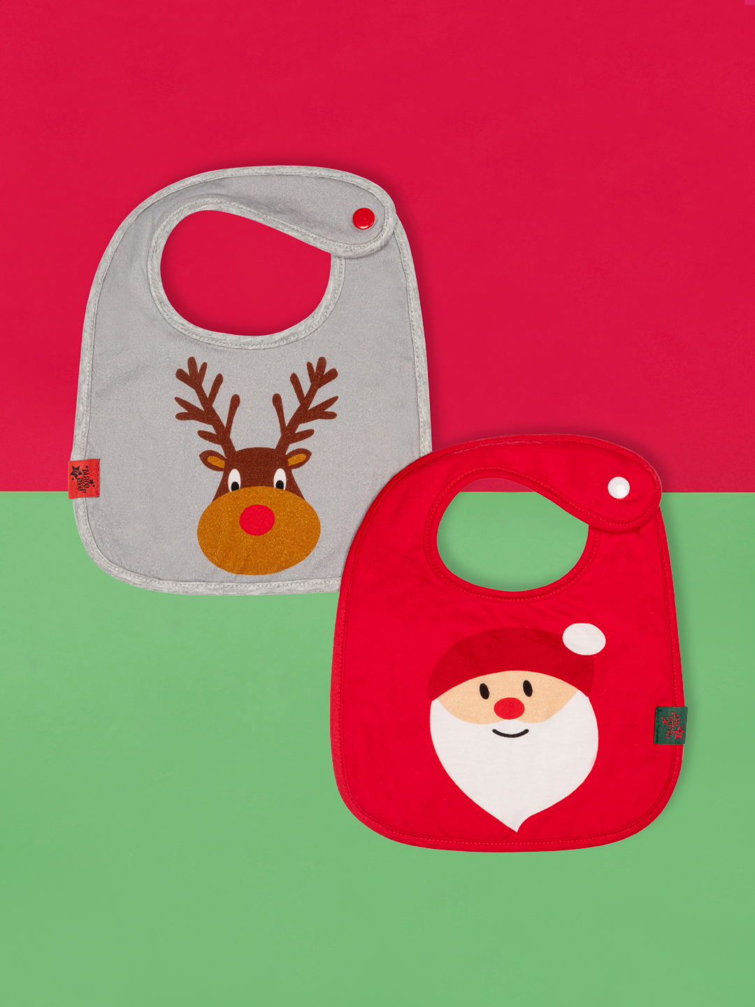 Christmas Bib 2 Pack Outlet