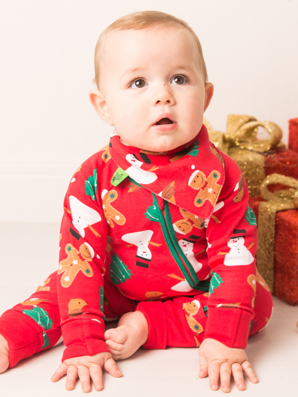 Snowman Zip-Up Romper Playsuit