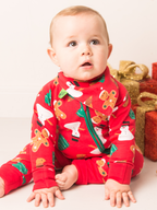 Snowman Zip-Up Romper Playsuit
