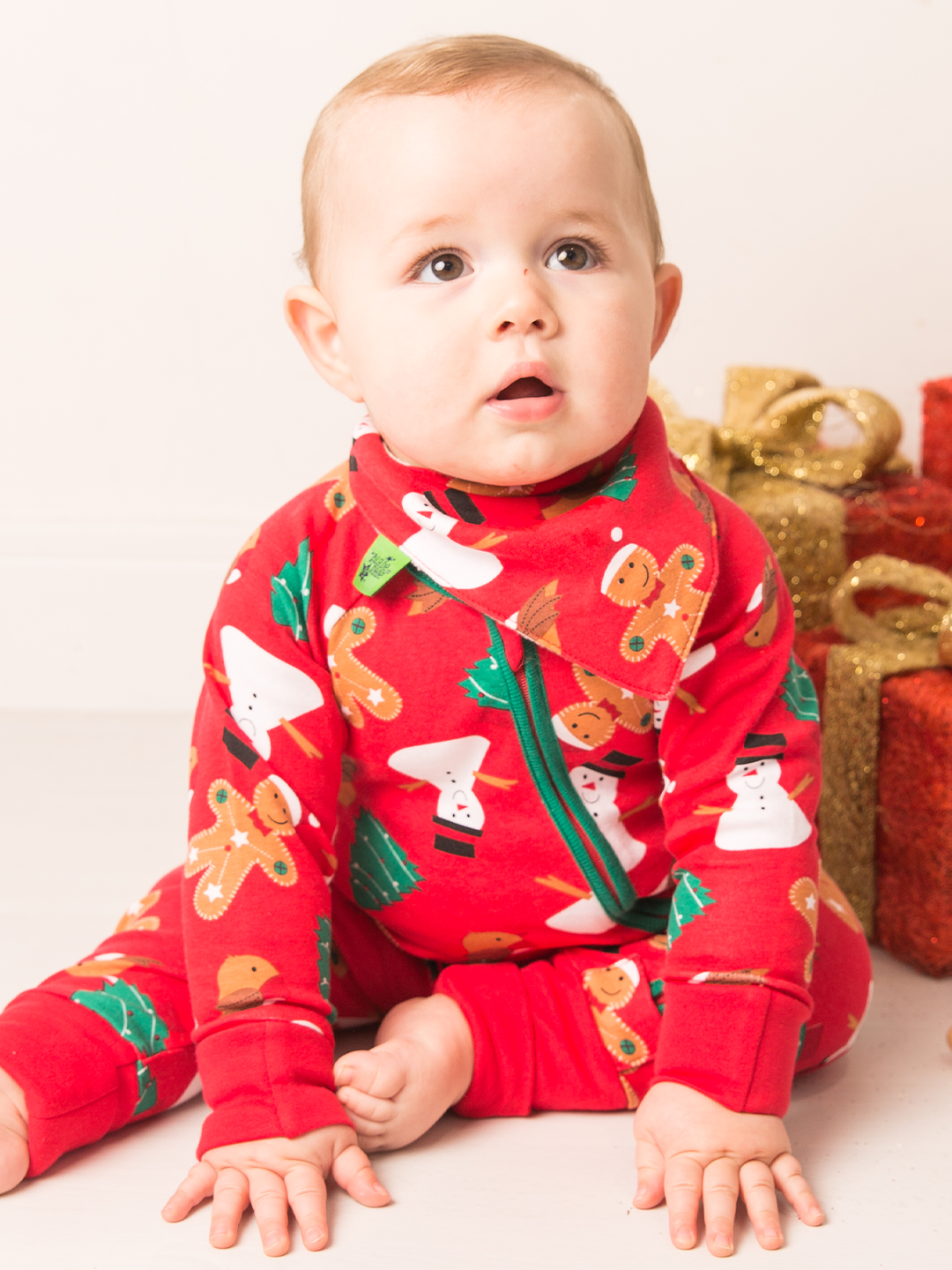 Snowman Zip-Up Romper Playsuit