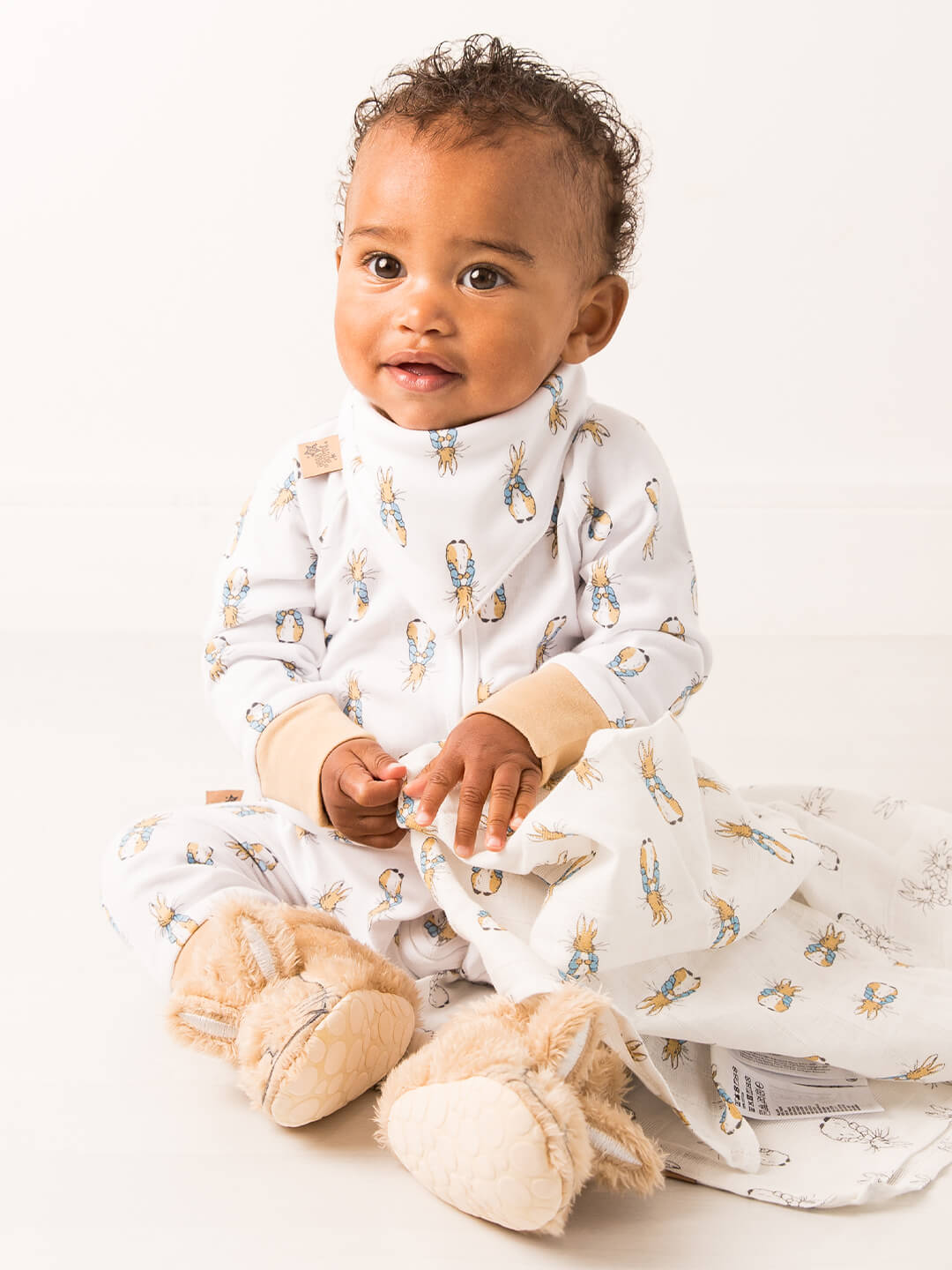Peter Rabbit™ Neutral Romper Playsuit